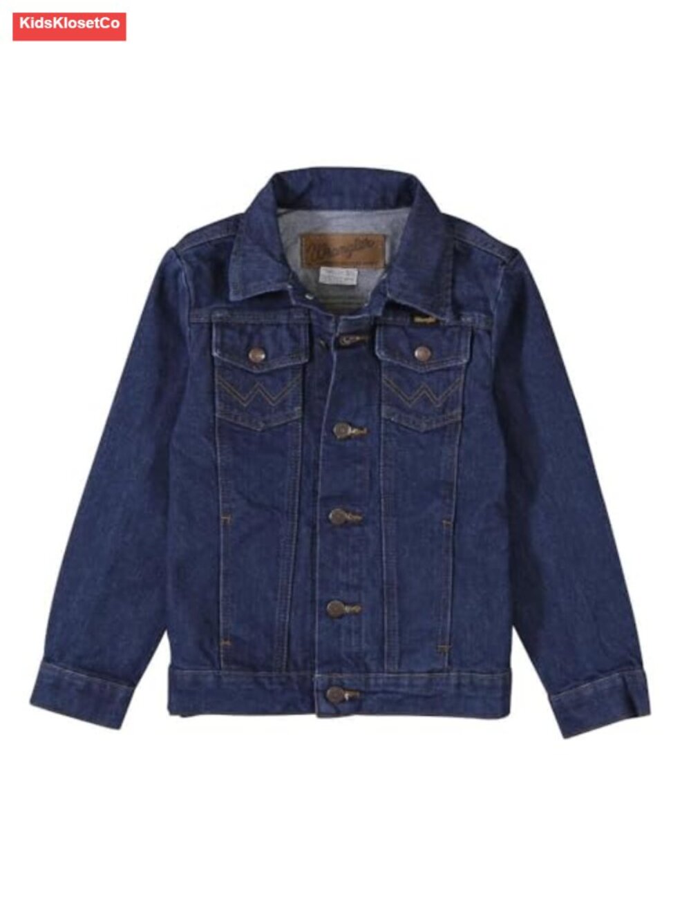Boys Western Denim Jacket W Stitching Front Pockets